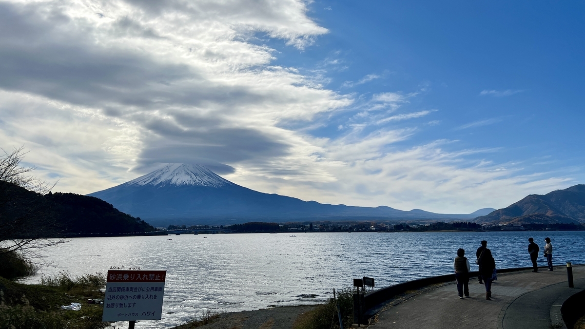 Mount Fuji and Lake Kawaguchiko