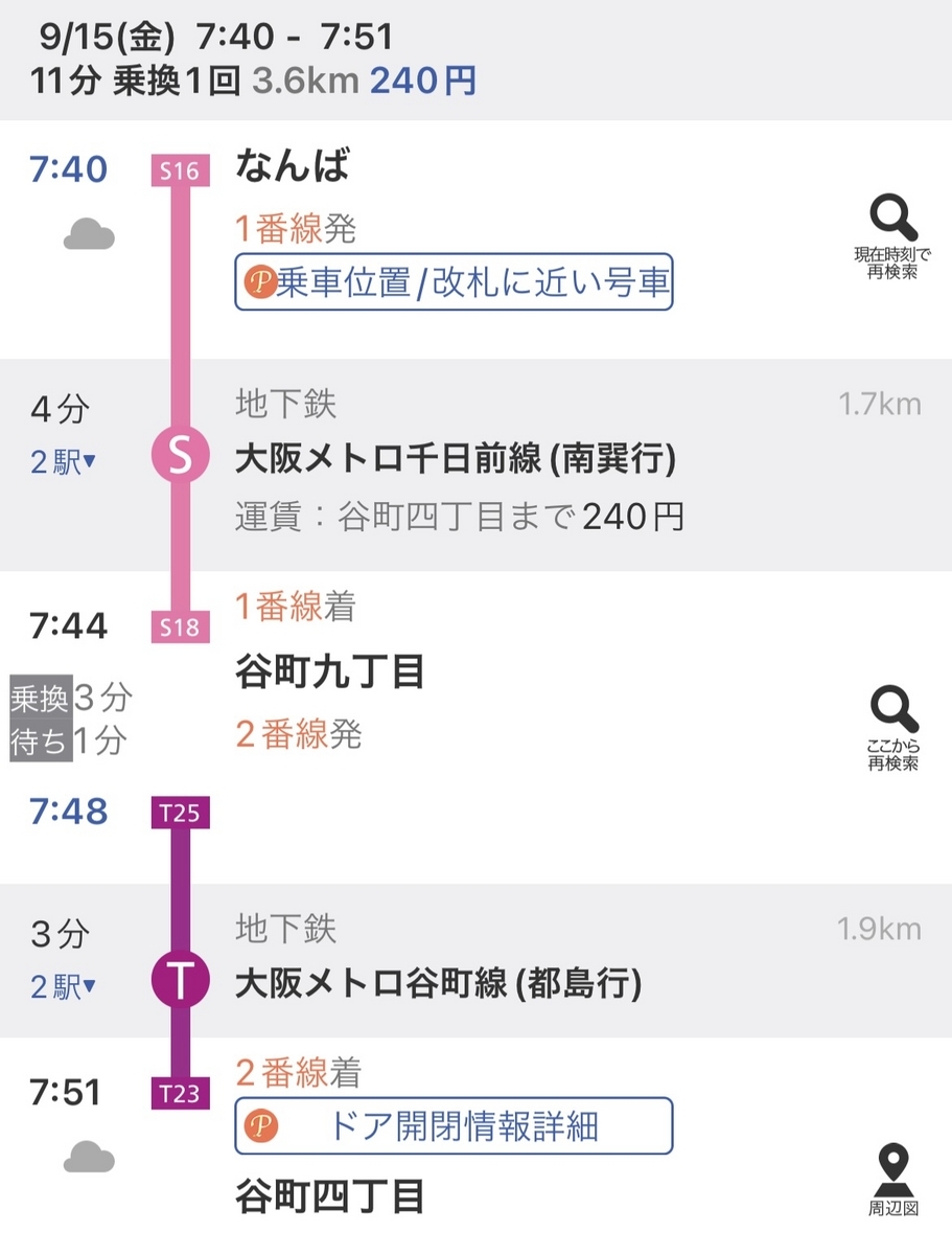 Subway route