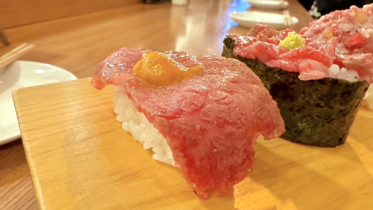 Seared Wagyu Sushi