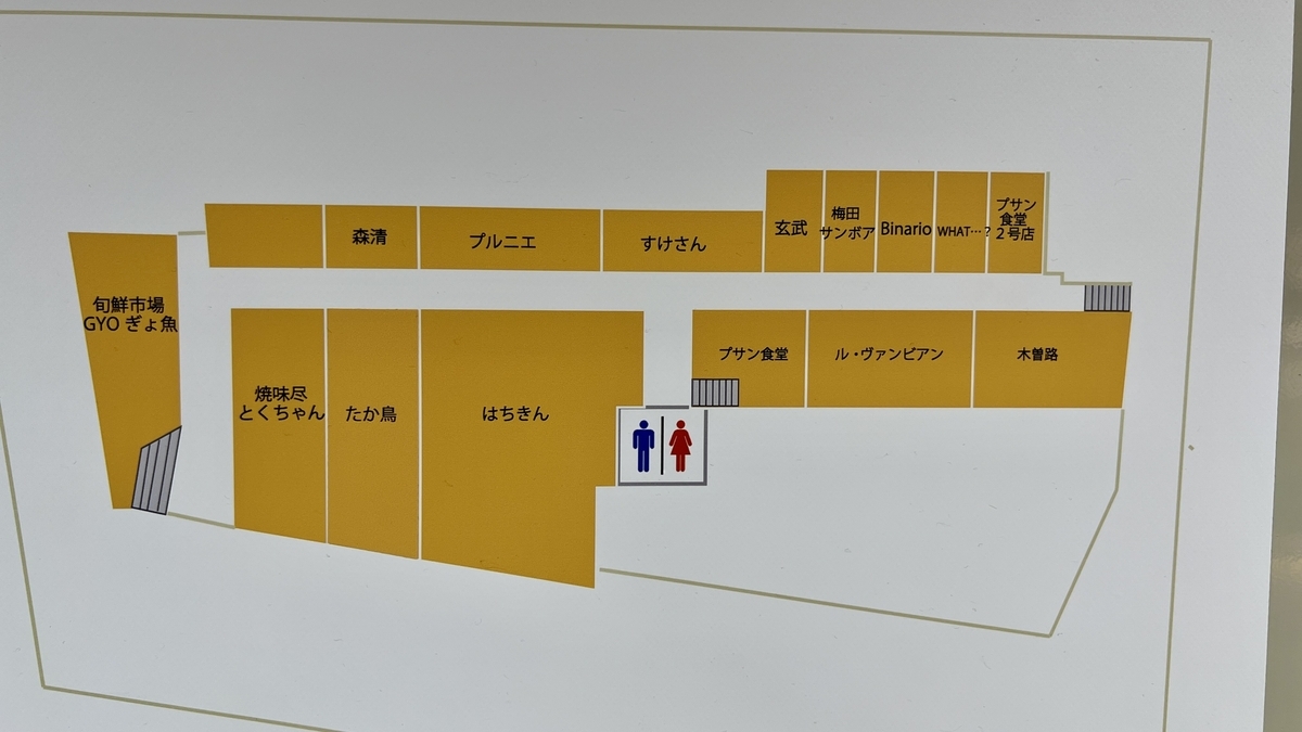 Second Floor Shop Map