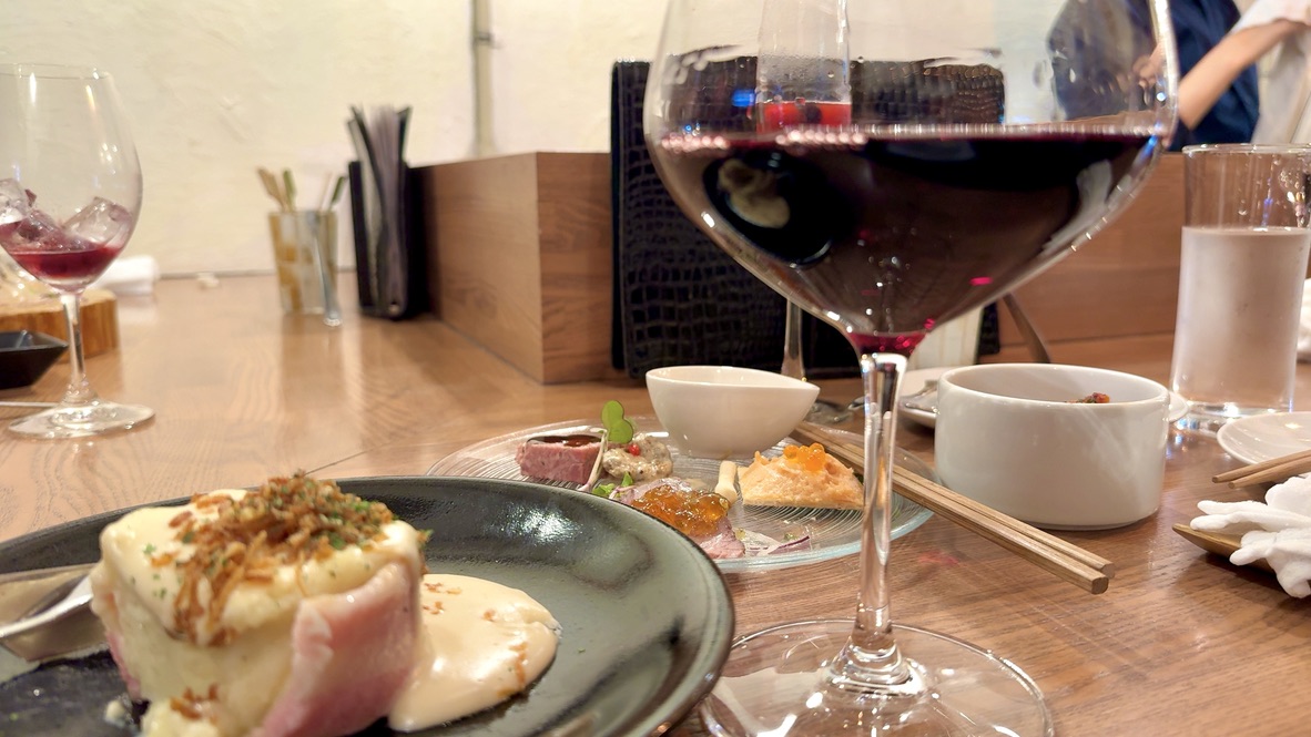 Red Wine and Dish