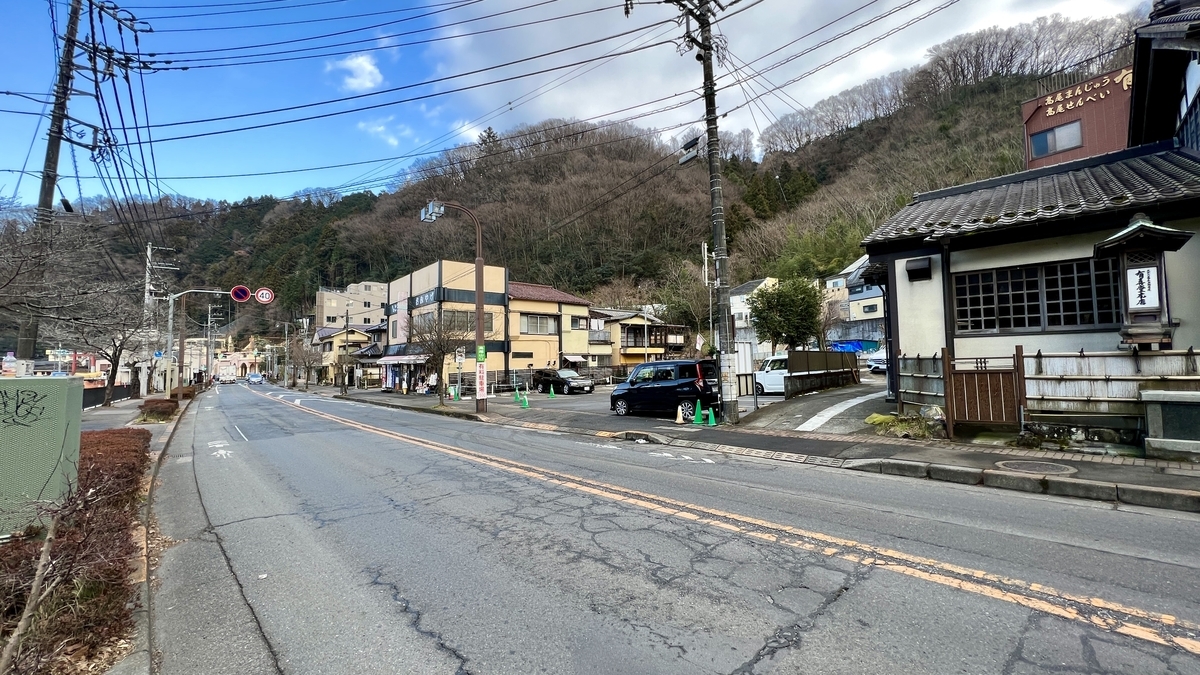 Parking around Takaosanguchi Station