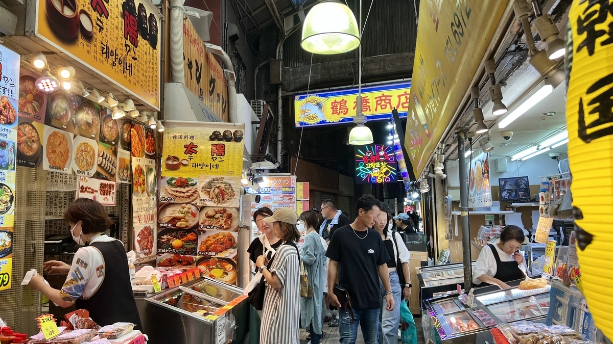 Tsuruhashi Shopping Street Scenery