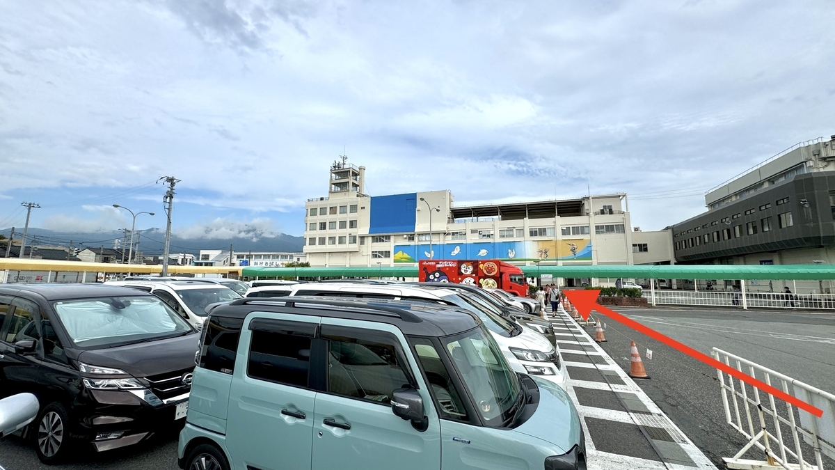 From Parking Area to Ryotsu Port Terminal