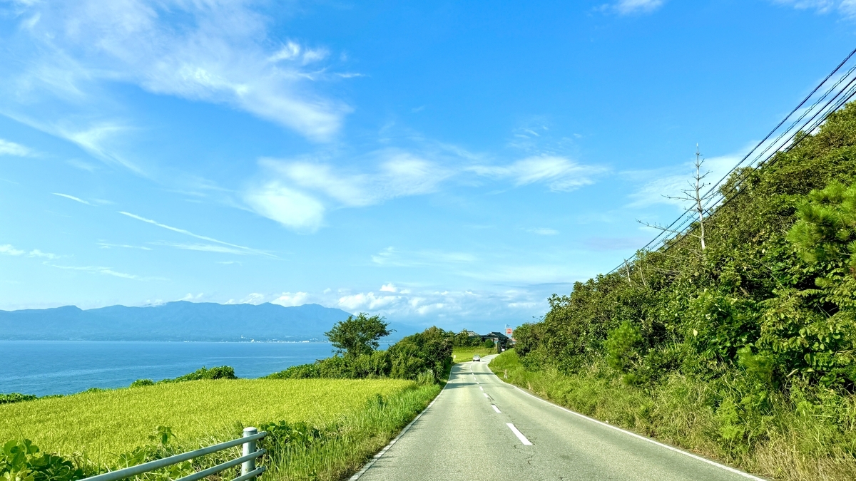 南部海岸線的駕駛風景