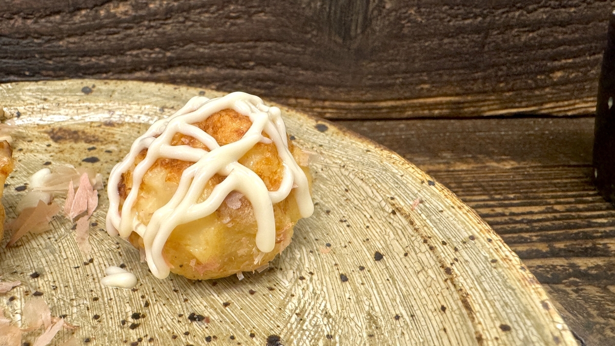 Takoyaki with mayonnaise