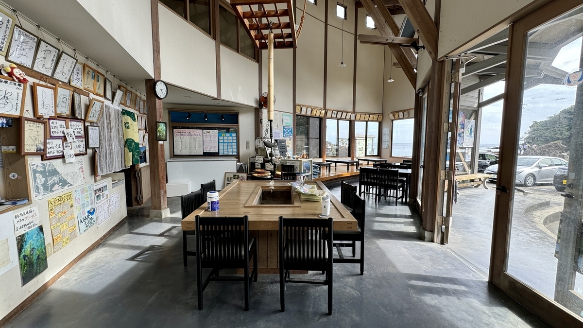 Inside the center