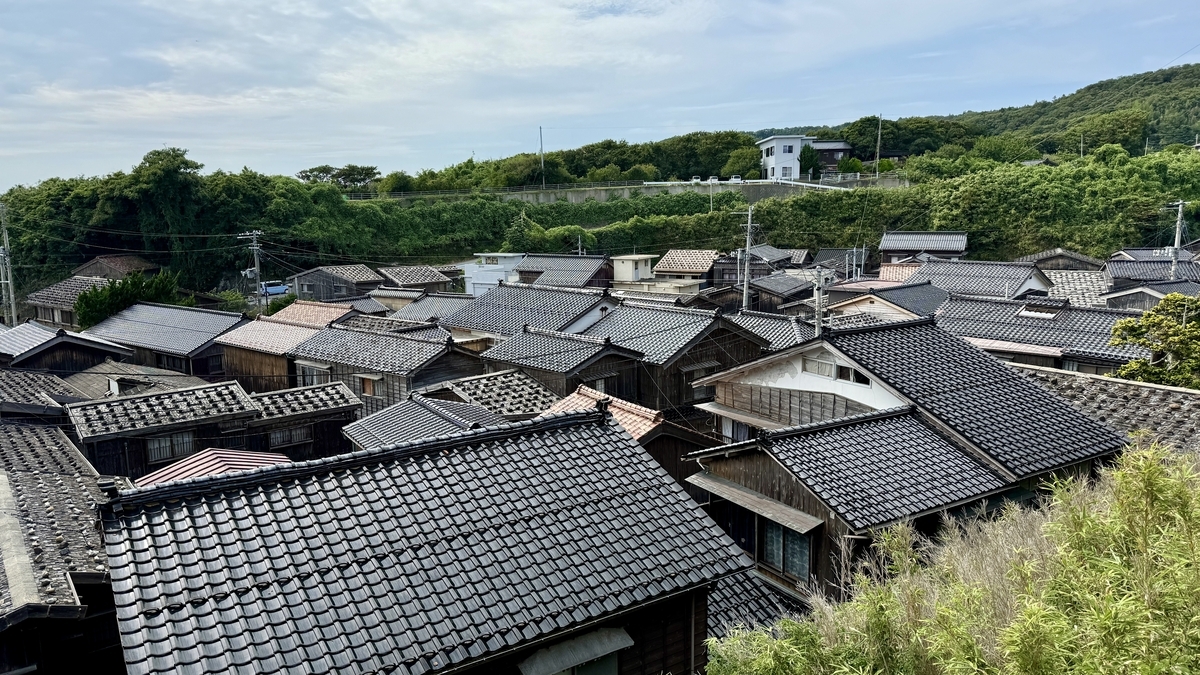View of Shukunegi from the observation point
