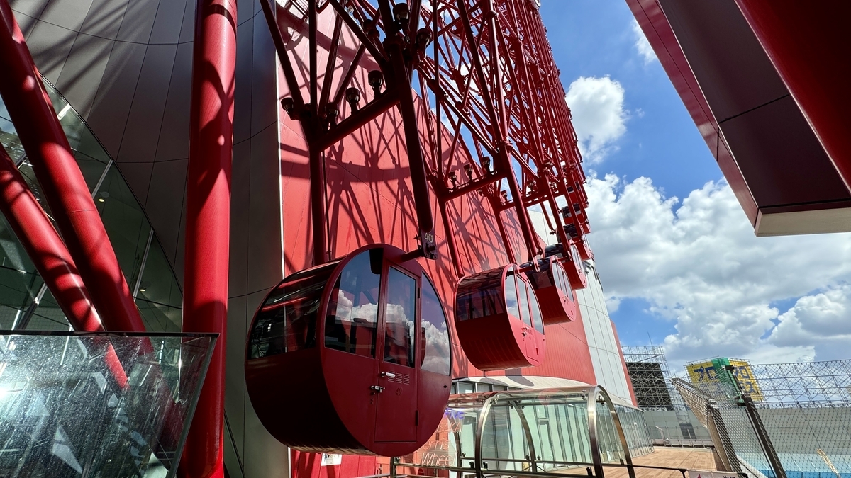Ferris Wheel Through the Building