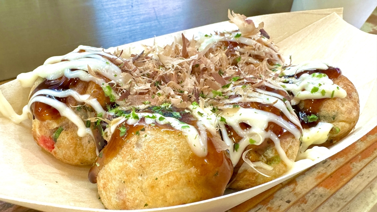 Takoyaki from Hanadako