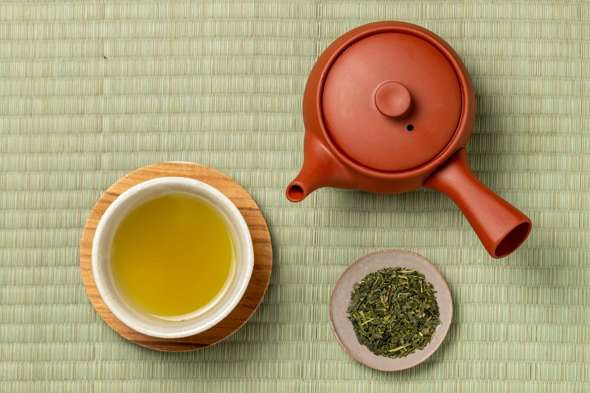 日本茶和茶壶