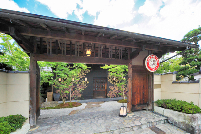 イクスカフェ京都嵐山本店外観