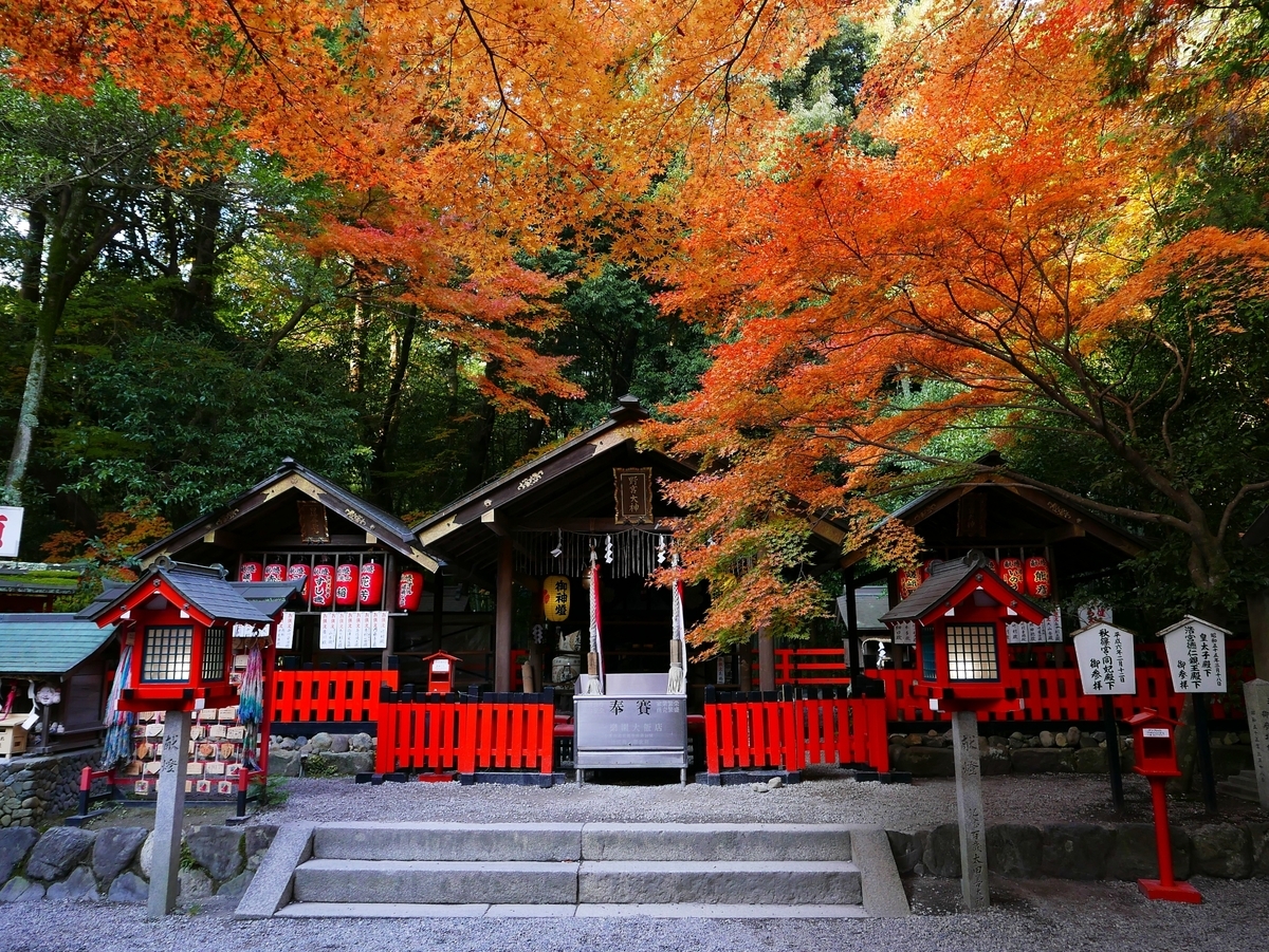 境内の紅葉