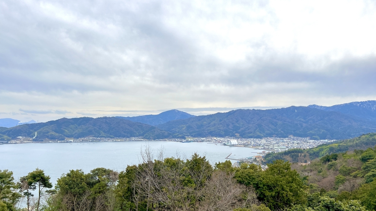 Miyazu Townscape and Mountains