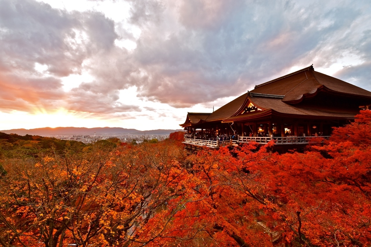 Kiyomizu-dera in Autumn