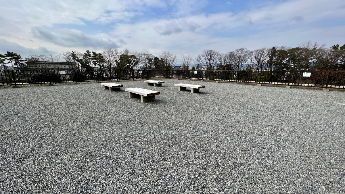 天守閣跡 天守台