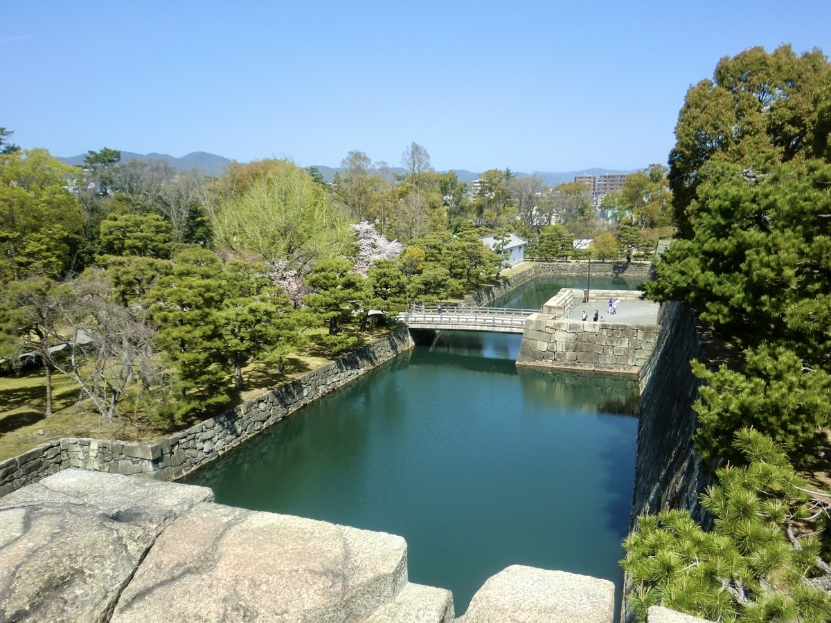 天守閣跡からの眺望