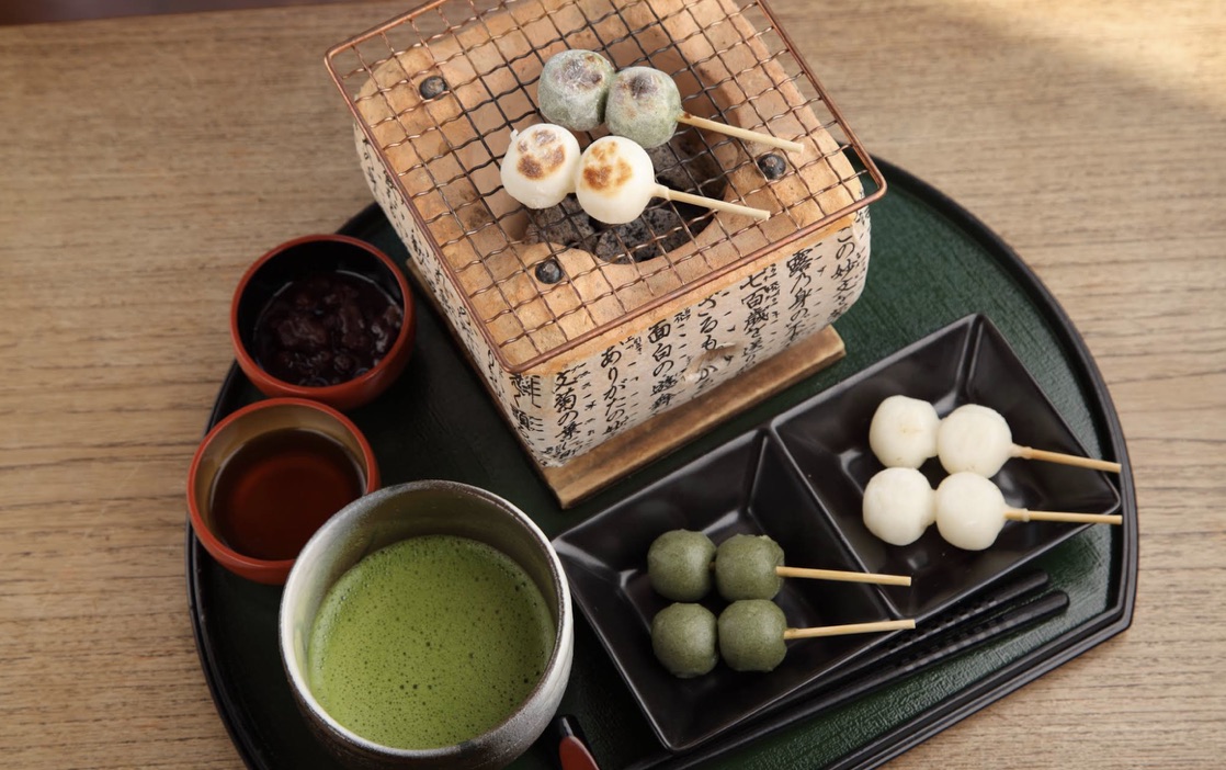 団子と抹茶