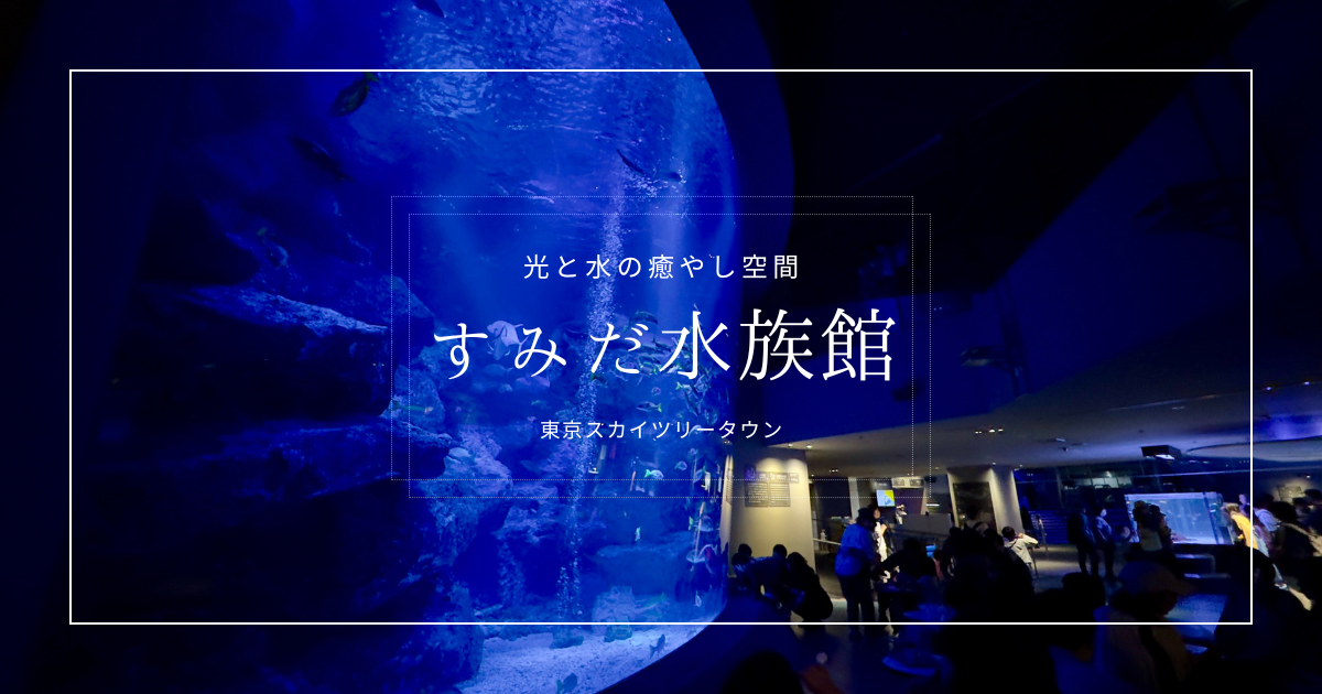 すみだ水族館の見どころ徹底解説｜光と水の癒やし空間で、クラゲとペンギンに心奪われる！スカイツリーと一緒に楽しめる観光スポット