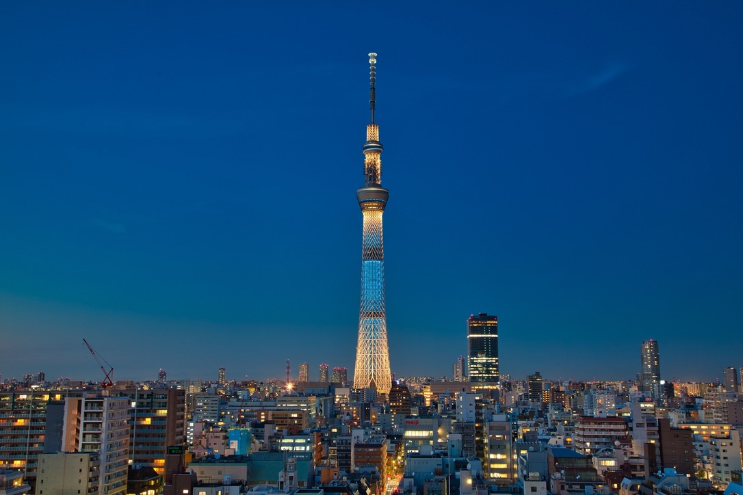 東京スカイツリーライトアップ「粋」
