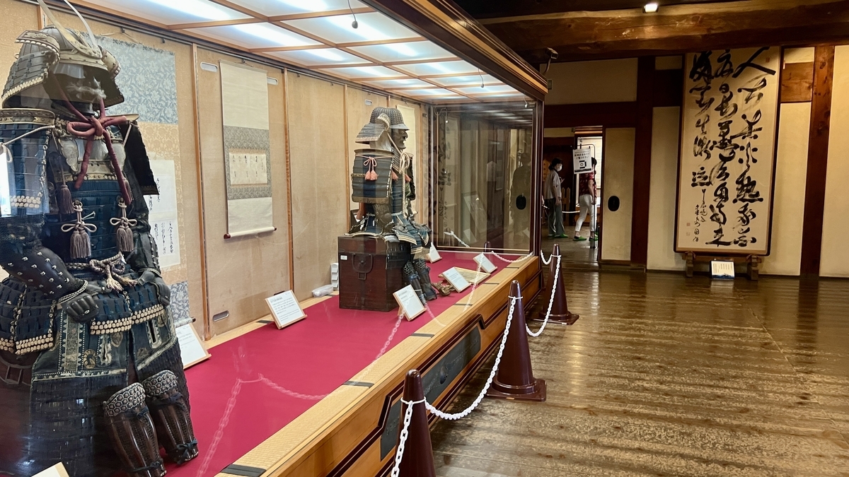 甲冑の展示
