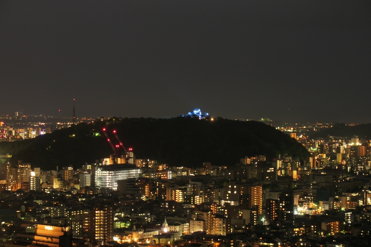 마쓰야마성 라이트업