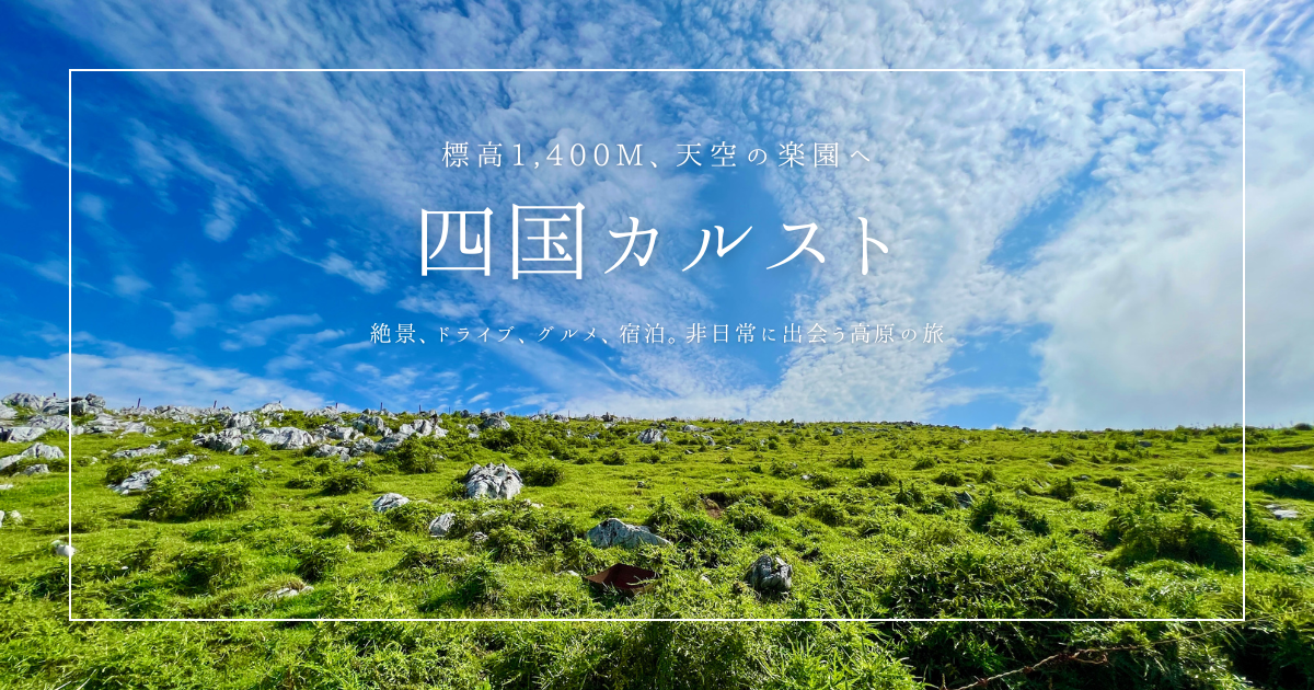 四国カルスト観光ガイド2025｜絶景・ドライブ・グルメ・星空を巡る天空の旅