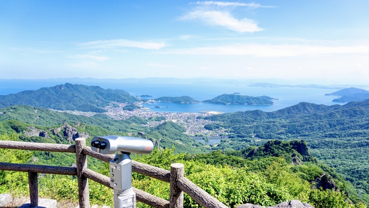 Vista panorámica de montañas y mar desde el Primer Mirador