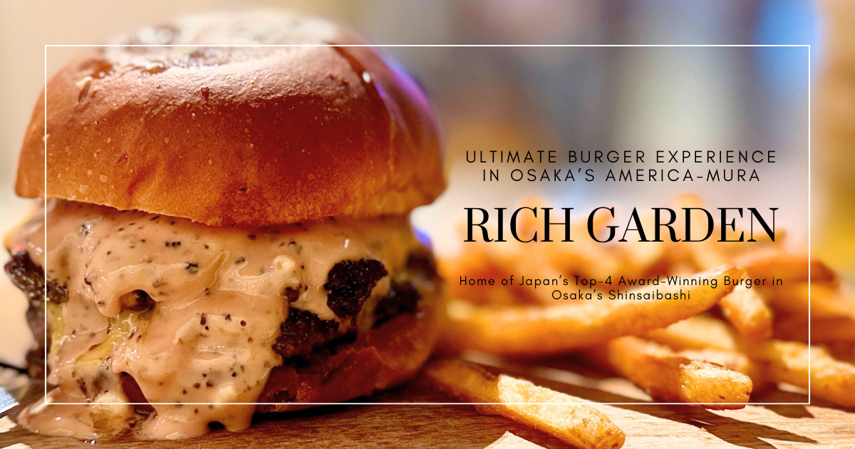 Ultimate Burger Experience in Osaka’s America-mura: Award-Winning Patties and Giant Stacked Burgers