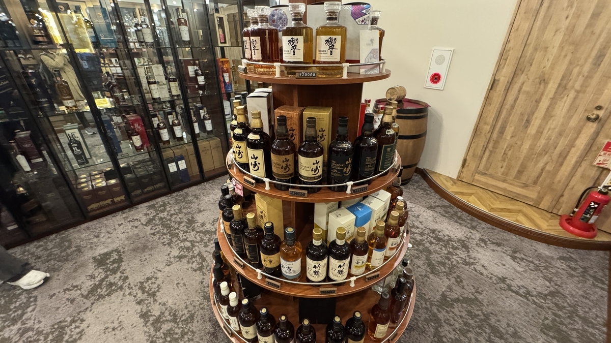 店内の回転展示台