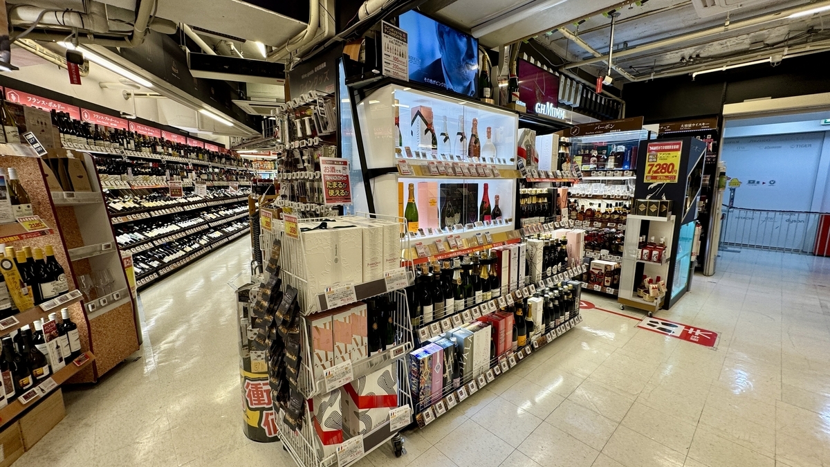 ビックカメラ有楽町店の酒売り場