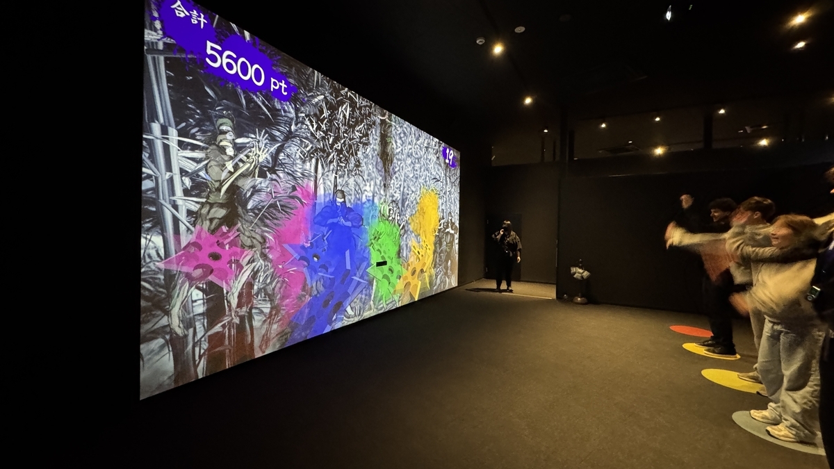 投掷手里剑与敌忍战斗的实战项目