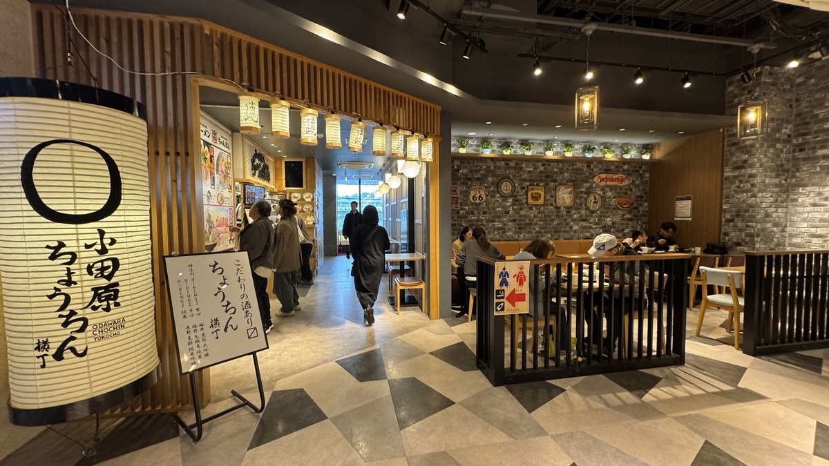 小田原ちょうちん横丁の提灯と入口